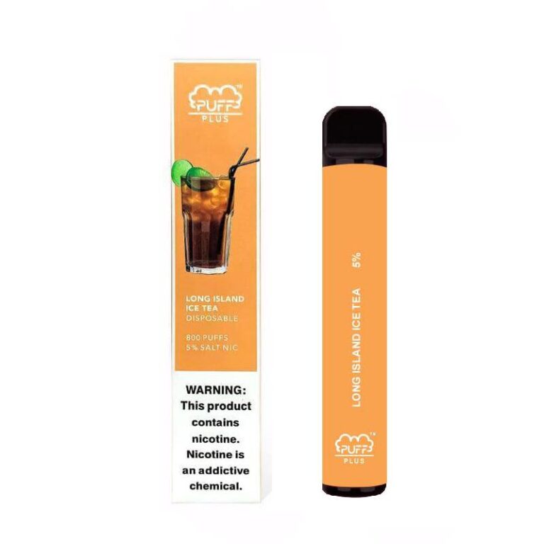 PUFF PLUS LONG ISLAND ICE TEA FLAVOR. FREE SHIPPING. – KrtmCBD